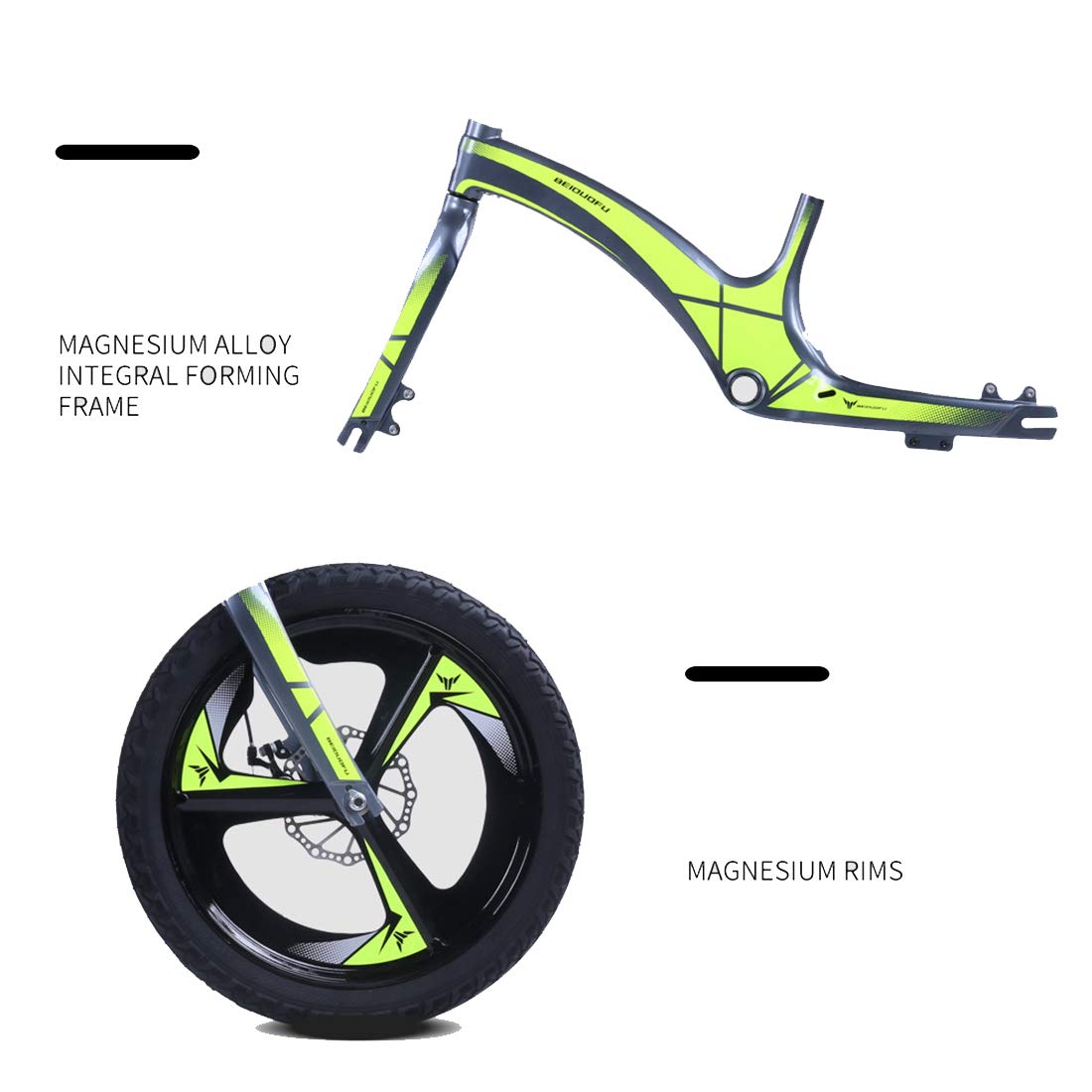 Amazon.co.jp: キッズマウンテンバイク、ユースハイウェイ自転車BMX 16
